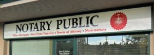 (AmE) notary public