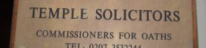 (BrE) solicitor & commissioner for oaths