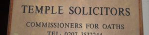 (BrE) solicitor & commissioner for oaths