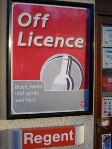 (BrE) off-licence